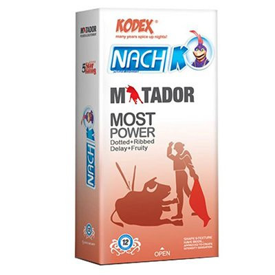 کاندوم خاردار و حلقوی کدکس مدل Matador بسته 12 عددی