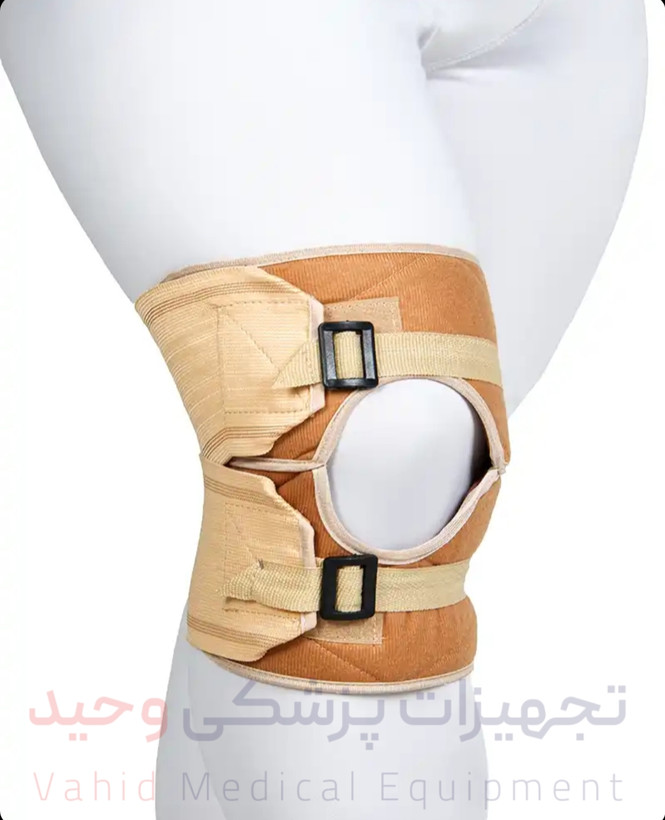زانوبند قابل تنظیم سگکدار کشککباز نیکتا طب – کد 8008